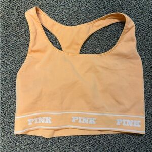 PINK Victoria's Secret Peach Sports Bra